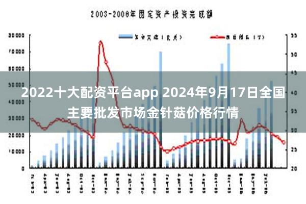 2022十大配资平台app 2024年9月17日全国主要批发市场金针菇价格行情