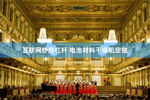 互联网炒股杠杆 电池材料干燥机定做