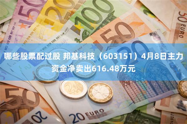哪些股票配过股 邦基科技（603151）4月8日主力资金净卖出616.48万元