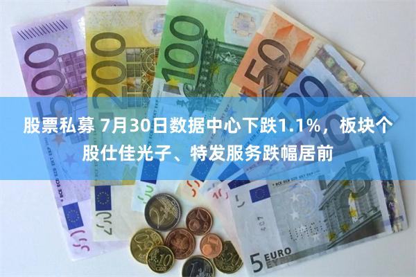 股票私募 7月30日数据中心下跌1.1%，板块个股仕佳光子、特发服务跌幅居前