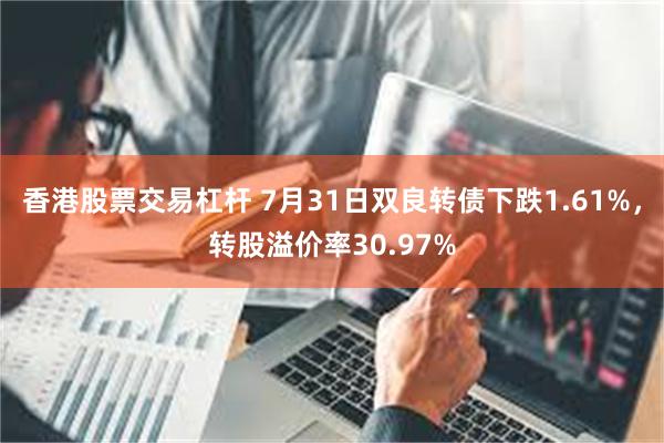 香港股票交易杠杆 7月31日双良转债下跌1.61%，转股溢价率30.97%