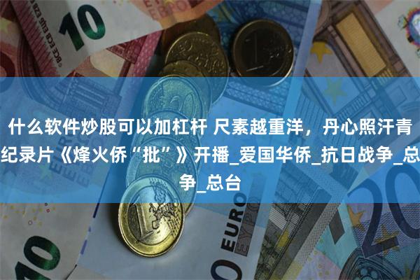 什么软件炒股可以加杠杆 尺素越重洋，丹心照汗青！纪录片《烽火侨“批”》开播_爱国华侨_抗日战争_总台