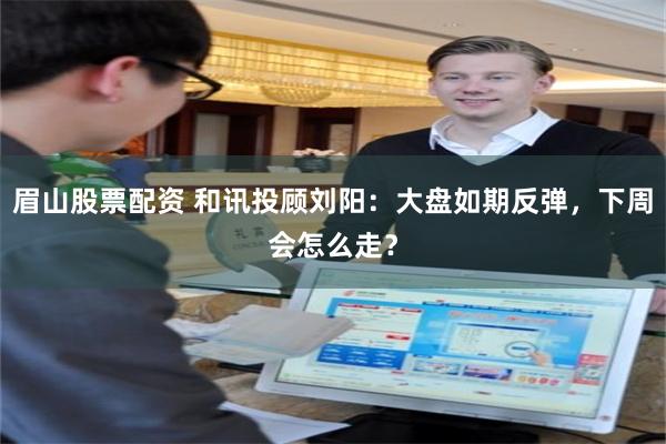 眉山股票配资 和讯投顾刘阳：大盘如期反弹，下周会怎么走？