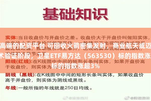 高端的配资平台 可回收火箭密集发射，商业航天或迈入技术验证阶段，卫星ETF易方达（563530）标的指数涨超3%