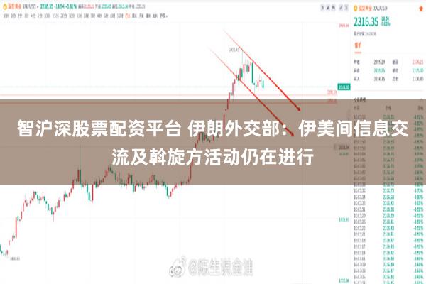 智沪深股票配资平台 伊朗外交部：伊美间信息交流及斡旋方活动仍在进行