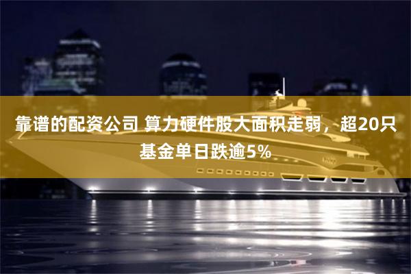 靠谱的配资公司 算力硬件股大面积走弱,超20只基金单日跌逾5%