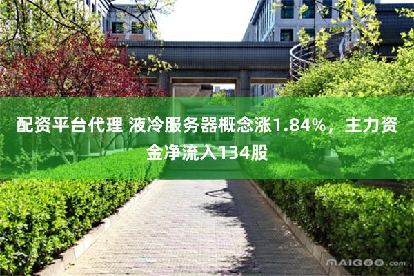 配资平台代理 液冷服务器概念涨1.84%，主力资金净流入134股