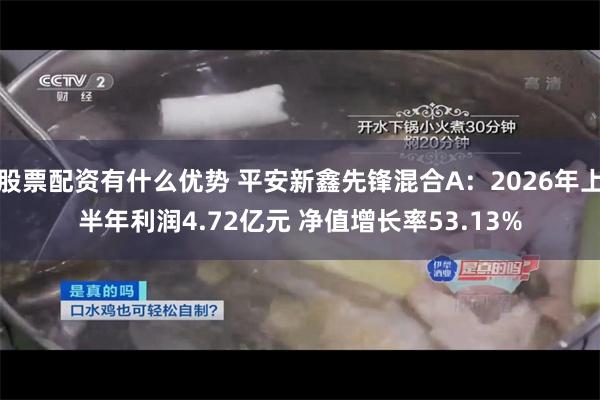 股票配资有什么优势 平安新鑫先锋混合A：2026年上半年利润4.72亿元 净值增长率53.13%