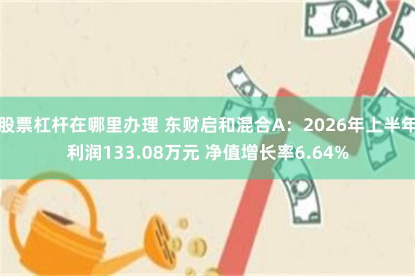 股票杠杆在哪里办理 东财启和混合A：2026年上半年利润133.08万元 净值增长率6.64%